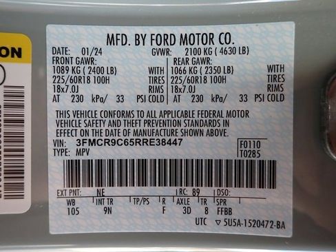 Certified 2024 Ford Bronco Sport Outer Banks w/ Tech Package image 22