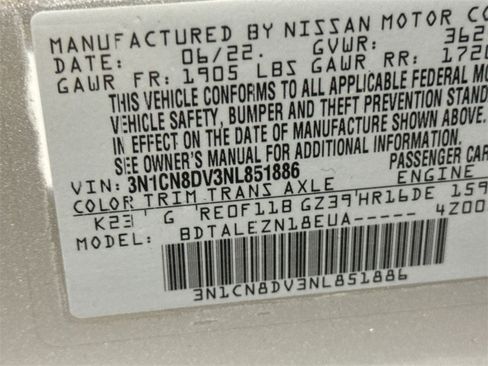 Used 2022 Nissan Versa S image 27