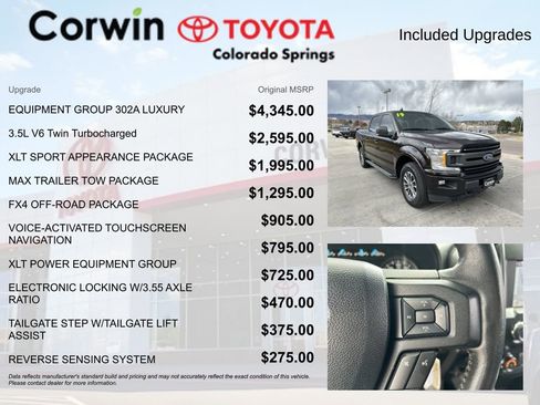 Used 2019 Ford F150 XLT w/ Equipment Group 302A Luxury image 4