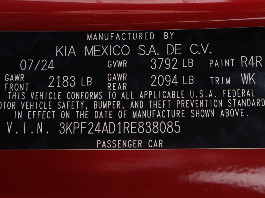 Certified 2024 Kia Forte LXS w/ LXS Technology Package FWD image 48