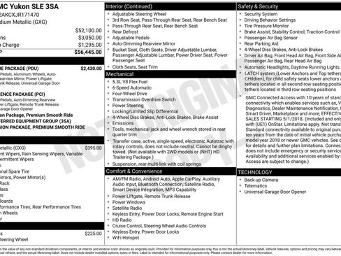 Used 2018 GMC Yukon SLE w/ SLE Value Package image 4