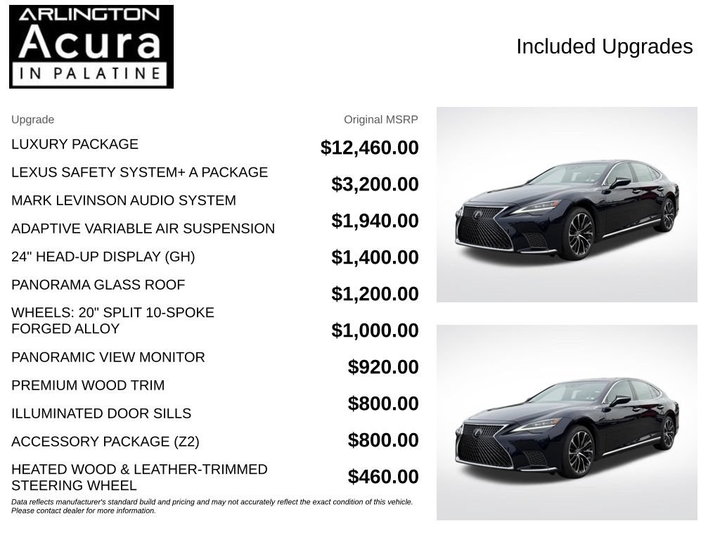 Used 2023 Lexus LS 500 AWD w/ Luxury Package image 4
