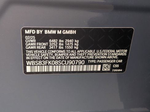 Used 2025 BMW M5 w/ Carbon Package AWD/4WD image 32
