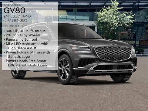 New 2026 Genesis GV80 2.5T Select AWD/4WD image 3