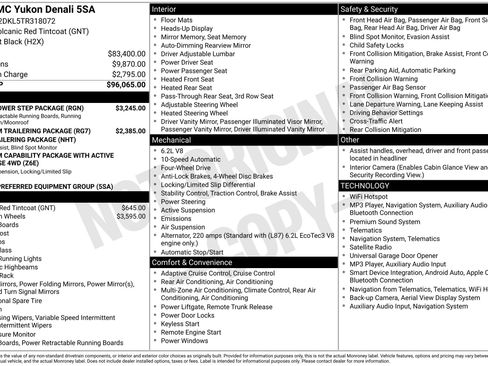 New 2026 GMC Yukon Denali w/ Sun & Power Step Package AWD/4WD image 3