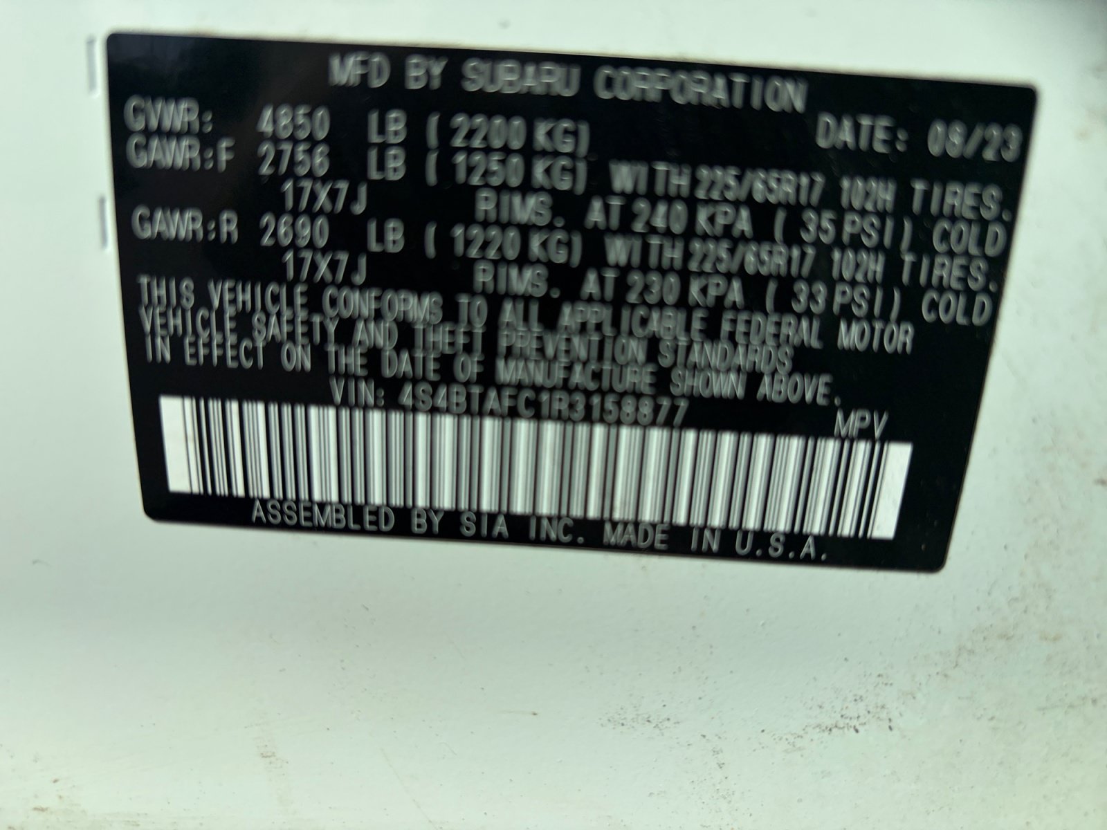 Certified 2024 Subaru Outback Premium AWD/4WD image 33