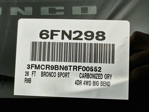 New 2026 Ford Bronco Sport Big Bend w/ Convenience Package AWD/4WD image 19