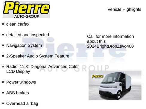 Used 2024 Chevrolet Brightdrop 400 w/ Commercial Equipment Package AWD/4WD image 7