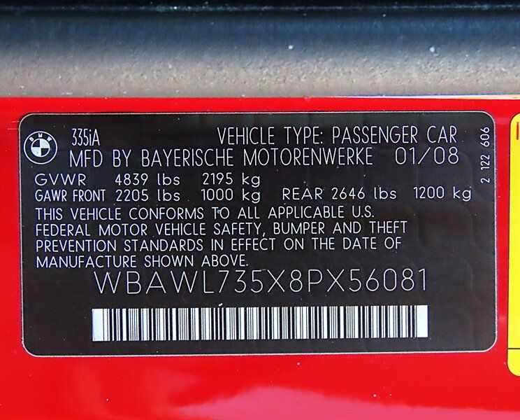 Used 2008 BMW 335i Convertible RWD image 36