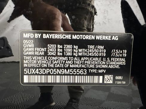 Certified 2022 BMW X3 sDrive30i w/ Convenience Package RWD image 34