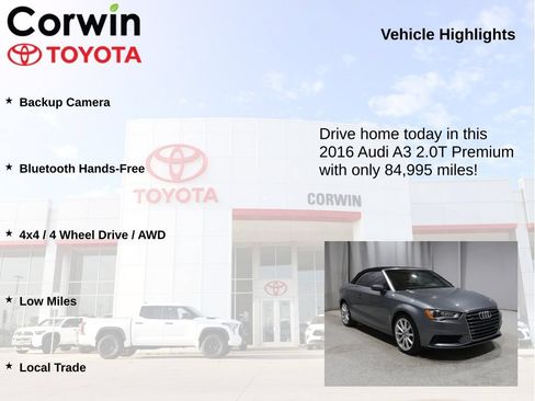Used 2016 Audi A3 2.0T Premium AWD/4WD image 6