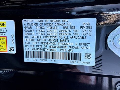 New 2026 Honda CR-V LX image 27