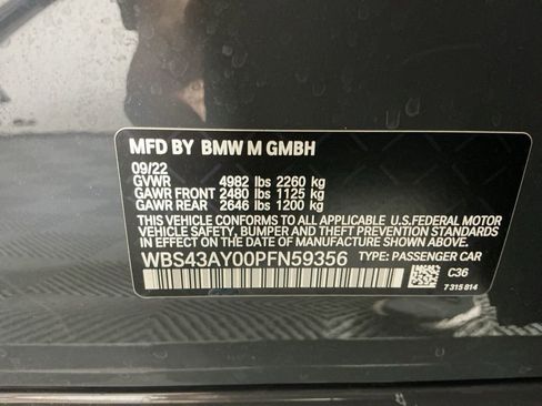 Certified 2023 BMW M3 Competition w/ M Carbon Exterior Package image 33