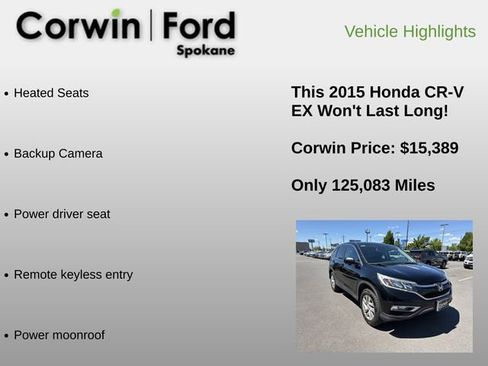 Used 2015 Honda CR-V EX image 6