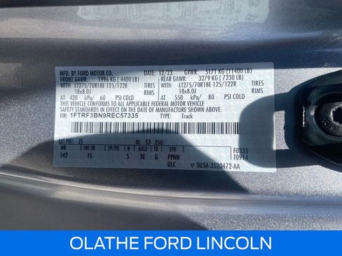 Used 2024 Ford F350 XL w/ STX Appearance Package AWD/4WD image 17