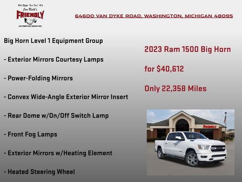 Used 2023 RAM 1500 Big Horn AWD/4WD image 15