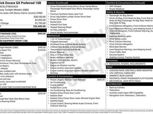 New 2026 Buick Encore GX Preferred w/ Comfort Package image 25