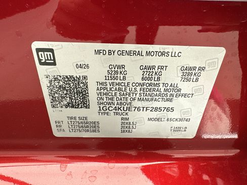 New 2026 Chevrolet Silverado 3500 LTZ w/ LTZ Plus Package AWD/4WD image 19