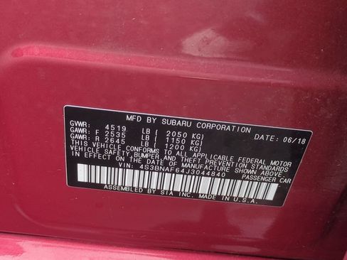 Used 2018 Subaru Legacy 2.5i Premium w/ Eyesight & BSD & Rcta & HBA AWD/4WD image 29