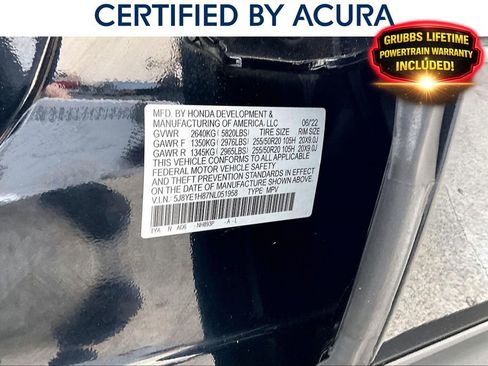 Certified 2022 Acura MDX SH-AWD w/ Advance Package image 43