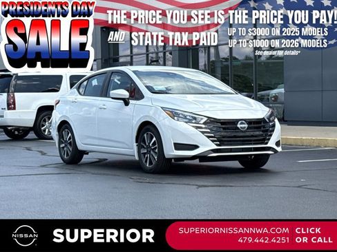 New 2025 Nissan Versa SV w/ Trunk Package image 1