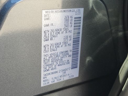 Certified 2024 Nissan Pathfinder Rock Creek AWD/4WD image 31