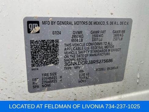 Certified 2024 Chevrolet Blazer EV RS image 10