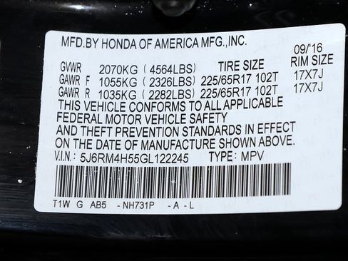 Used 2016 Honda CR-V EX image 36