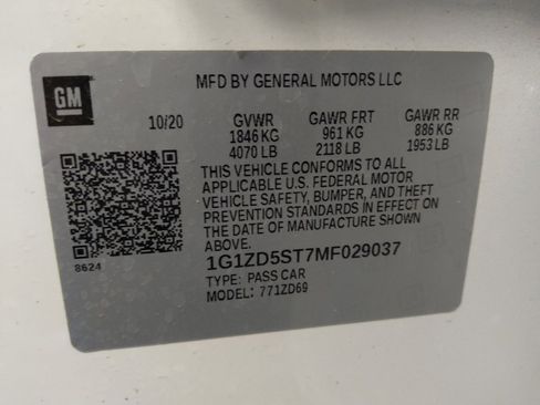Used 2021 Chevrolet Malibu LT FWD image 33