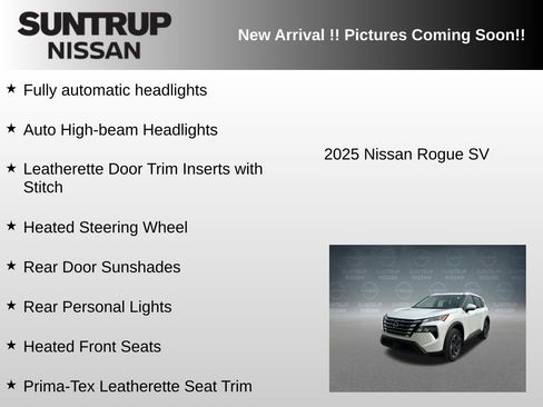 Used 2025 Nissan Rogue SV w/ SV Premium Package FWD image 12