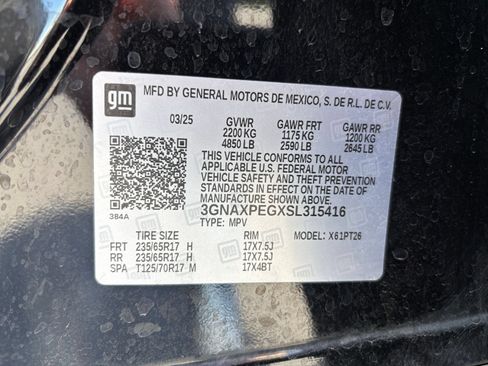 Used 2025 Chevrolet Equinox LT AWD/4WD image 30