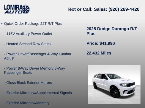 Used 2025 Dodge Durango R/T AWD/4WD image 14