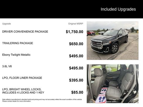 Used 2021 GMC Acadia SLE w/ Driver Convenience Package AWD/4WD image 6