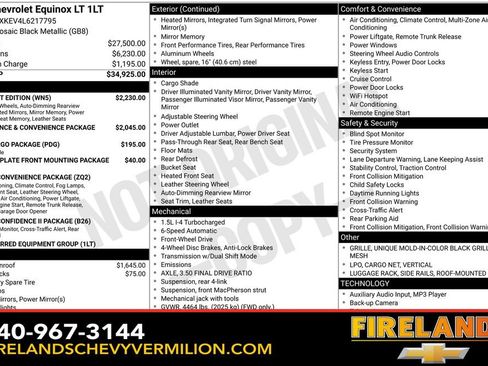 Used 2020 Chevrolet Equinox LT w/ Midnight Edition image 2