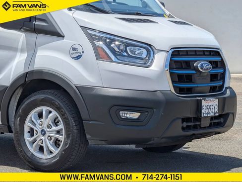 Used 2022 Ford E-Transit 148 High Roof Extended w/ Load Area Protection Package RWD image 2