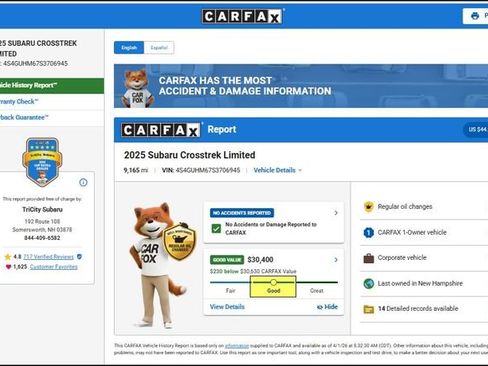 Used 2025 Subaru Crosstrek 2.5i Limited image 11