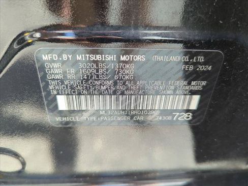 Used 2024 Mitsubishi Mirage ES FWD image 12