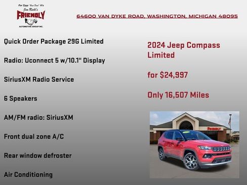 Used 2024 Jeep Compass Limited AWD/4WD image 5