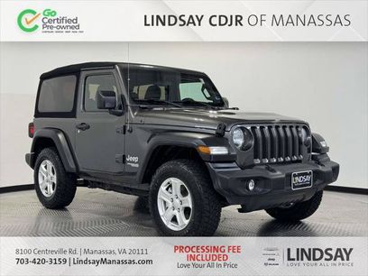 Certified 2019 Jeep Wrangler Sport