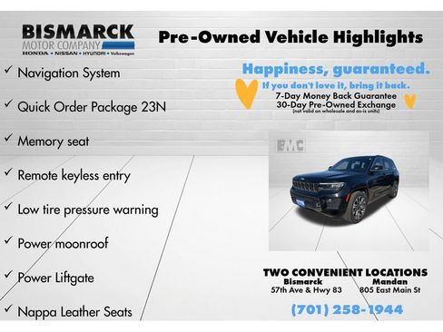 Used 2024 Jeep Grand Cherokee Overland AWD/4WD image 1