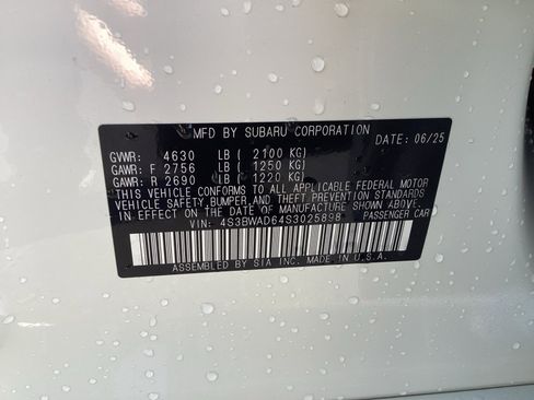 New 2025 Subaru Legacy Premium image 16