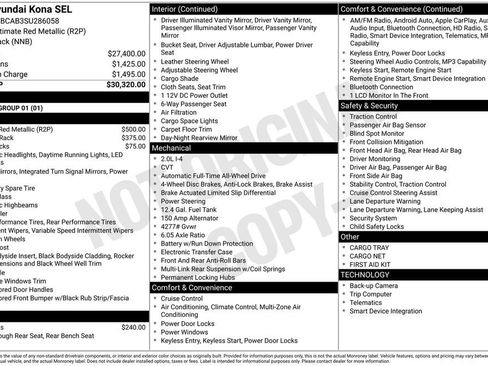 Certified 2025 Hyundai Kona SEL image 30