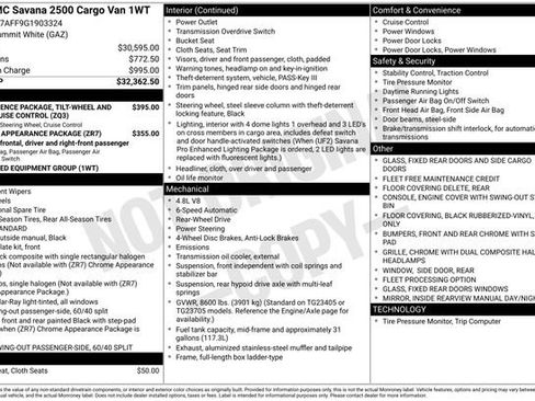 Used 2016 GMC Savana 2500 RWD image 17
