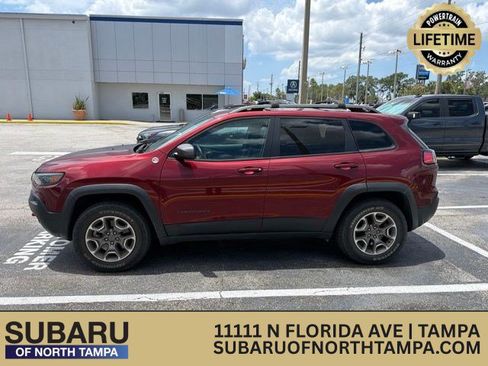Used 2021 Jeep Cherokee Trailhawk w/ Sun, Sound & Nav Group AWD/4WD image 1