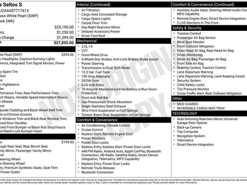 Used 2025 Kia Seltos S FWD image 26