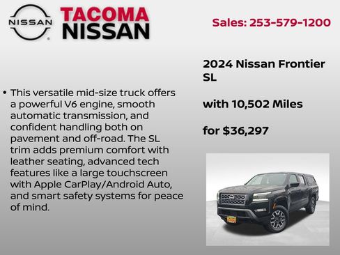 Used 2024 Nissan Frontier SL w/ Technology Package image 18