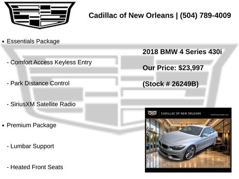 Used 2018 BMW 430i Convertible RWD image 7