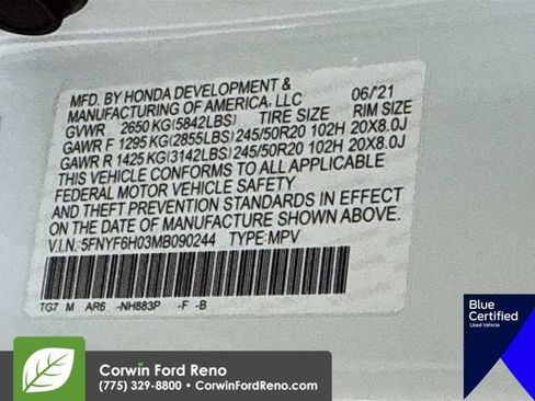 Used 2021 Honda Pilot Elite image 38