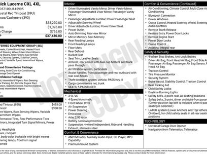 Used 2009 Buick Lucerne CXL