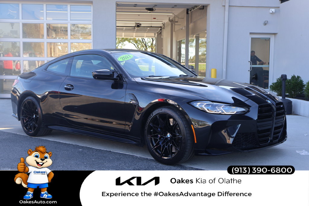 Used 2021 BMW M4 Coupe w/ Executive Package RWD image 1